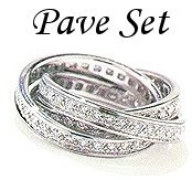 Diamond Pave Set Rings